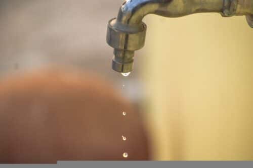 fuite d'eau au robinet